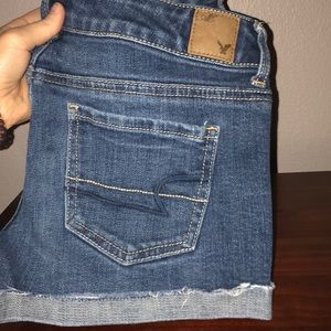 American eagle denim shorts